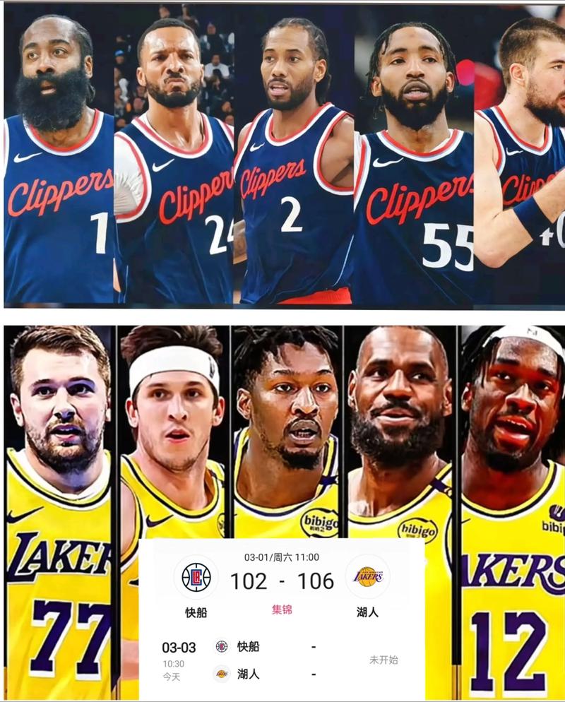 湖媒:湖人8胜3负 勇士6胜5负&快船3胜7负 今晚能睡个好觉了
