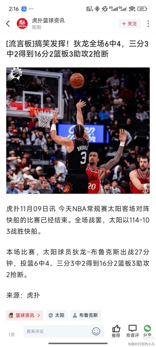 外线不准!狄龙11中5拿到12分4助3断 三分6中1